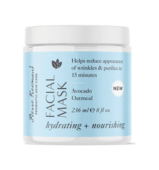 Pierre Freeman's Hydrating Mask jar shows creamy texture for nourished skin