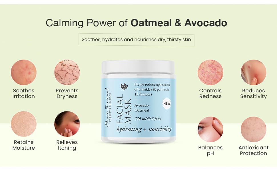 Pierre Freeman's avocado detail emphasizes deep hydration for dull skin