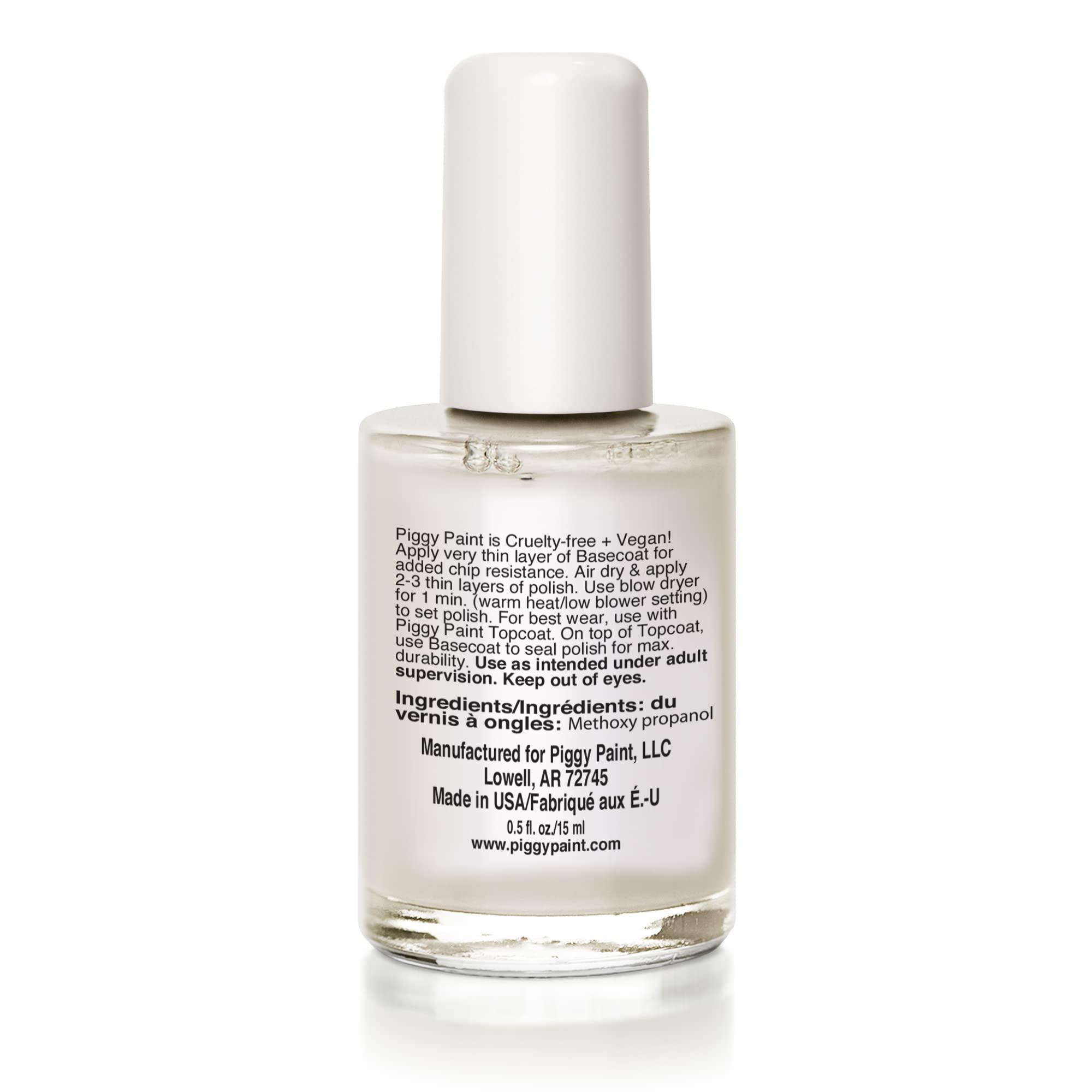 Base Coat + Sealer air dries for kid-friendly nails.