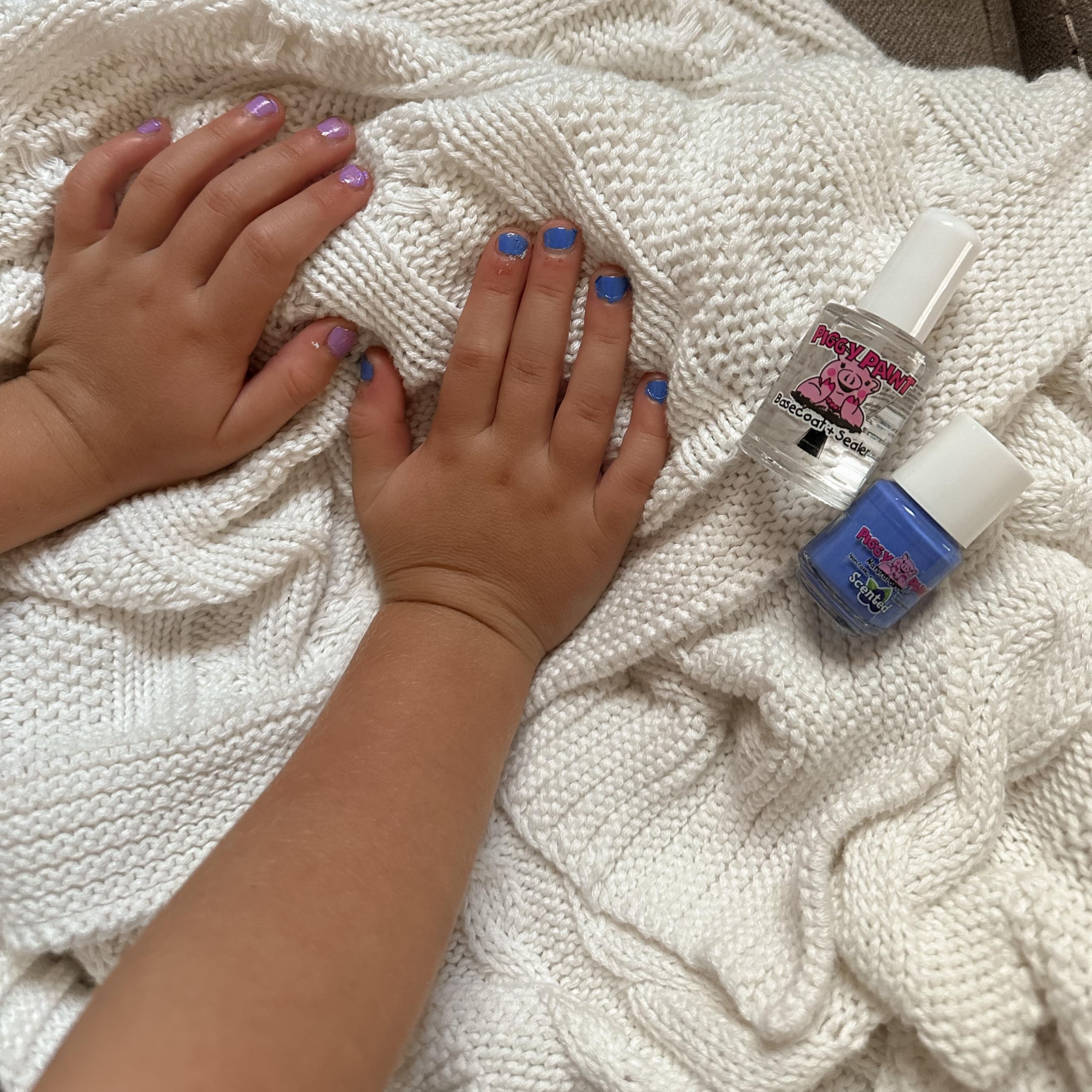 Glossy finish when paired with Piggy Paint Topcoat.