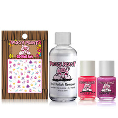 Forever Fancy nail polish with vibrant color in a water-based formula for gentle application