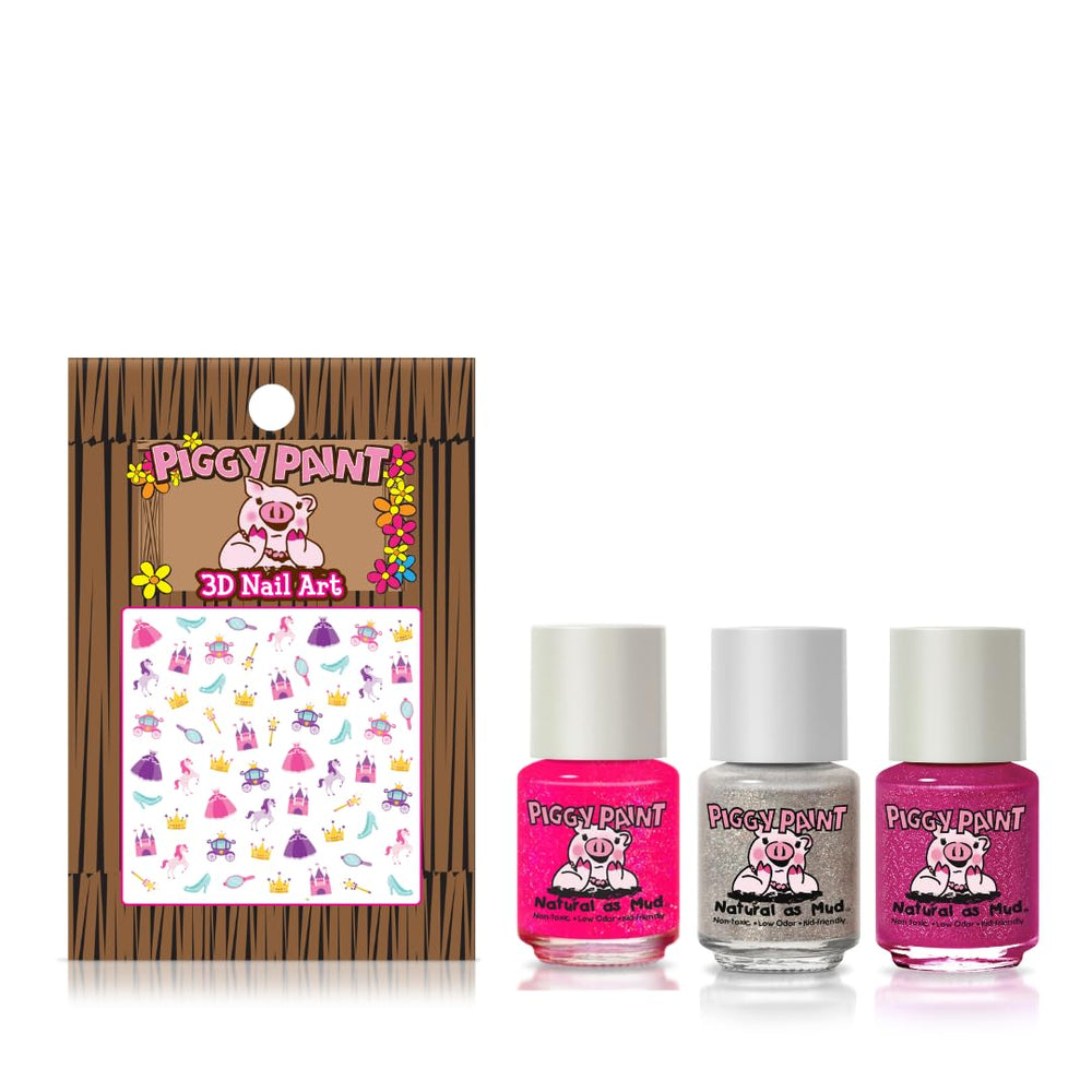 Piggy Paint Neon Lights glitter polish adds bright sparkle for playful nails.