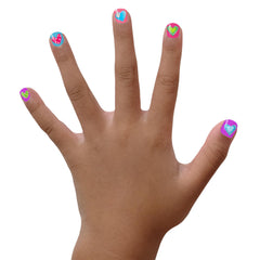 Piggy Paint water-based formula during application, smooth and blendable