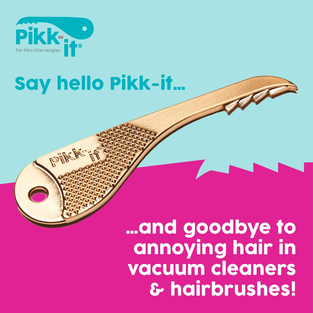 Pikk-it gold zinc-alloy rake demonstrates durable, long-lasting design