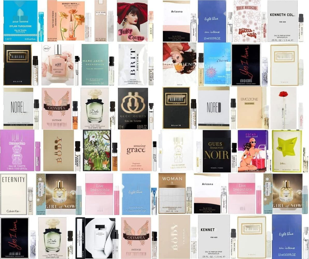 Pilestone designer fragrance samples, travel size for easy testing.