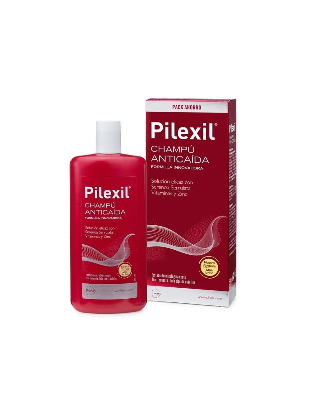 Pilexil Shampoo bottle 500ml promotes gentle cleansing for a refreshed scalp