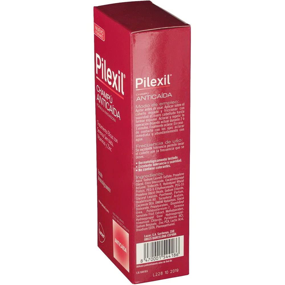 Pilexil Shampoo lather on hair for smoother, more manageable strands