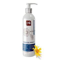 Pili Natural Arnica Cream jar close-up showing rich hydration for smooth skin