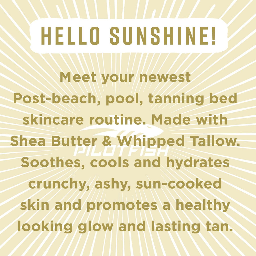 Pilotfish Shea Butter cream emphasizes rich moisture for dry areas.