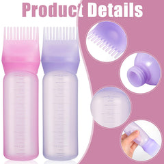 Pimoys dye pump action handle bottle for mess free dye flow and precise coverage