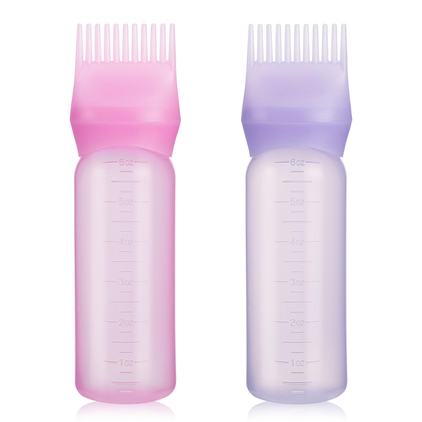 Pimoys root comb applicator bottle pink for precise color application at home