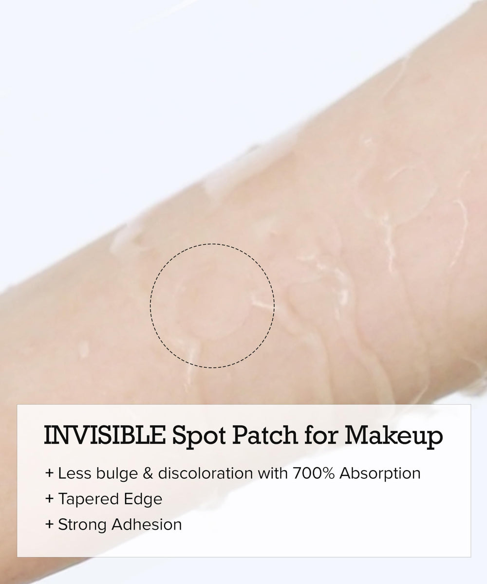 PIMPLE LAB patches stay in place through water and sweat for daily wear.