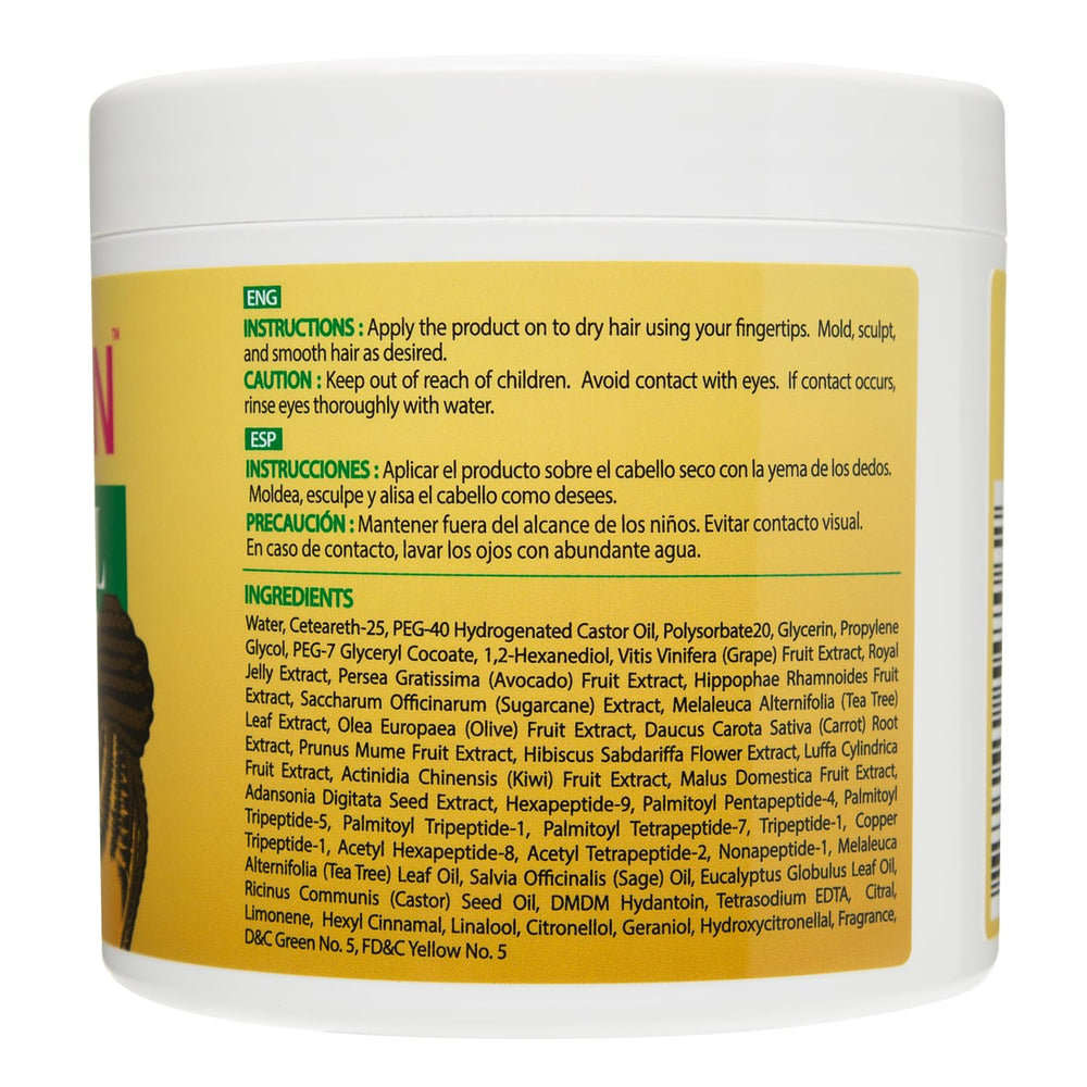 PINK LEMON Braiding Gel edges defined with tea tree formula