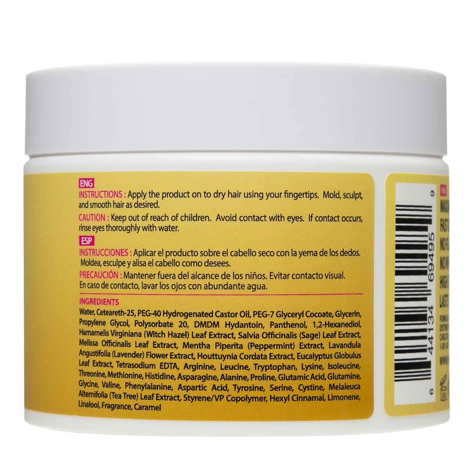 PINK LEMON Braiding Gel supports edges and twists with control.