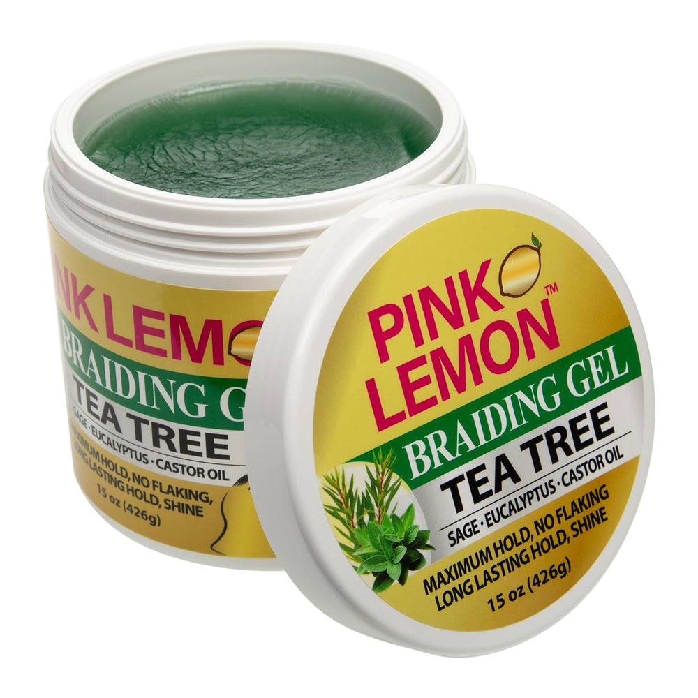 PINK LEMON Braiding Gel demonstrates no flaking on braided styles