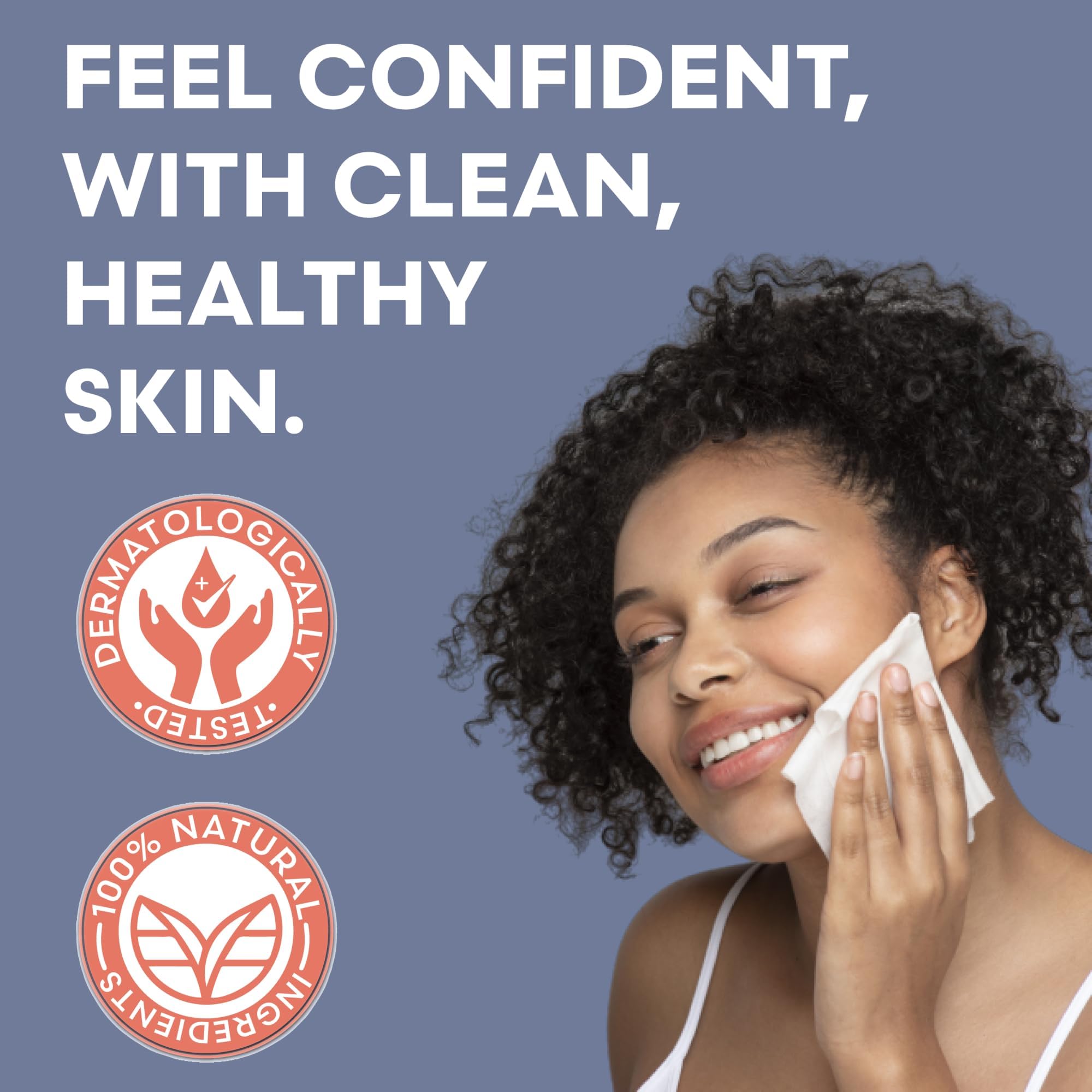 Pink Sky Brookstone 40-count pack provides convenient, reliable makeup removal.