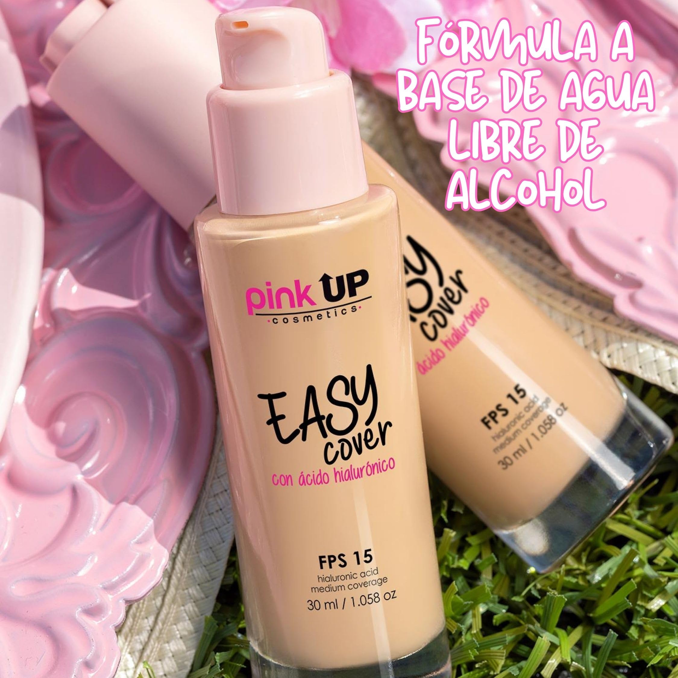 Velvety finish on cheek illustrates natural radiance.