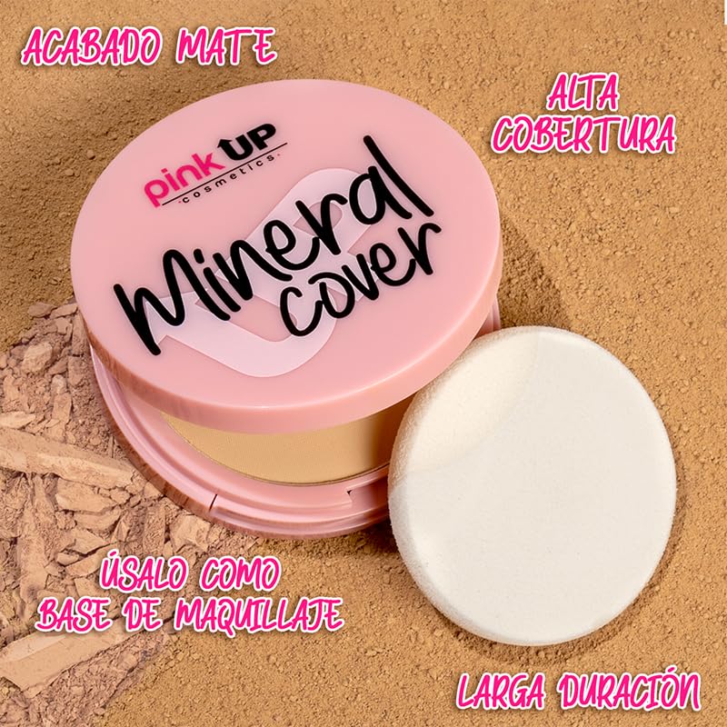 Pink Up Mineral Cover enhances complexion with breathable buildable coverage.