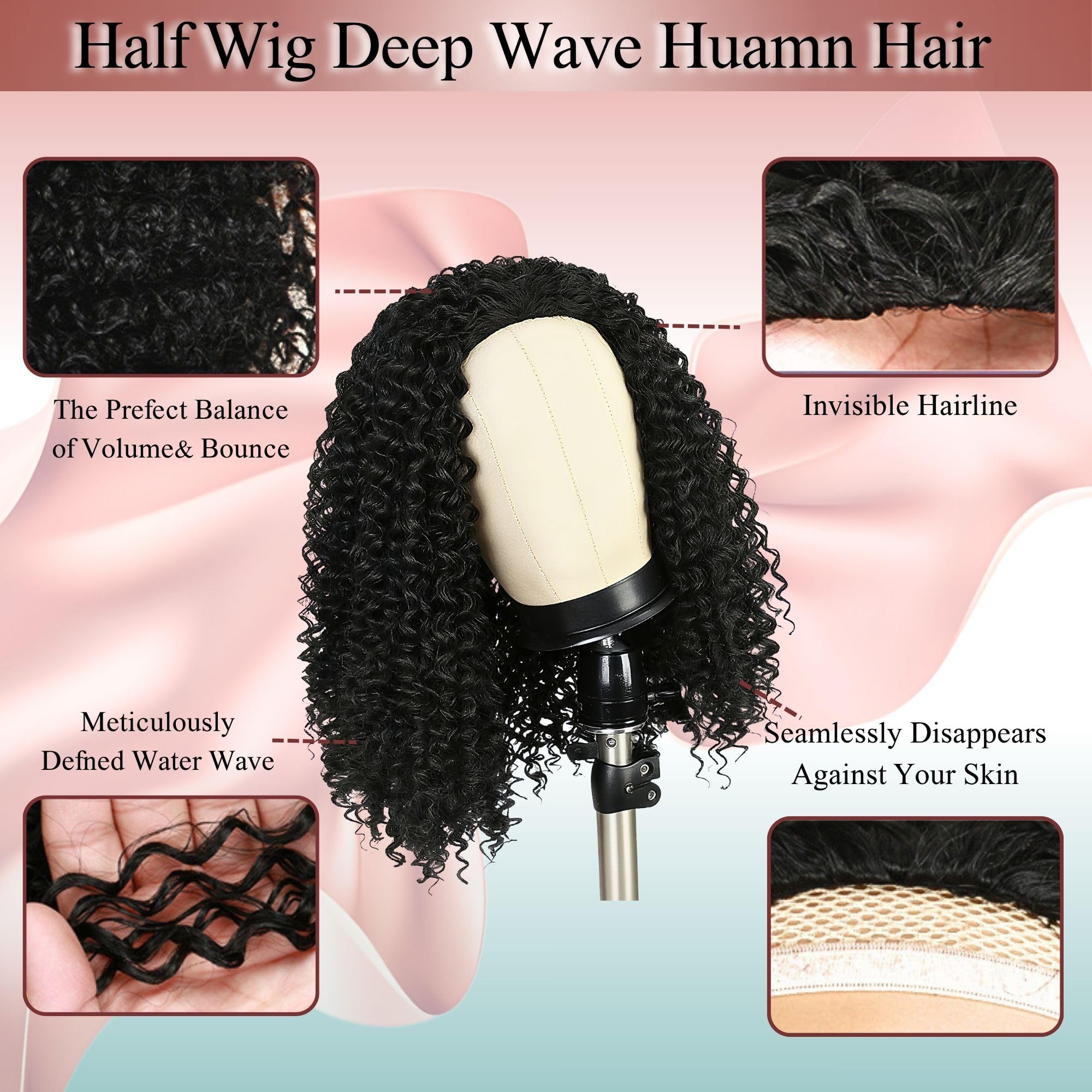 Pinketer 3in1 seamless flip-over hairstyle for versatile looks without headbands.