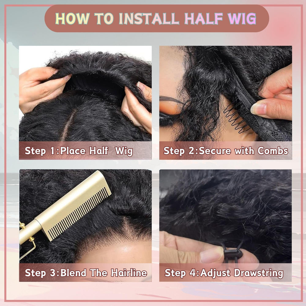Pinketer wig-pack includes caps and lashes for a ready-to-wear unboxing.