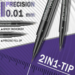 Pinkiou waterproof long-lasting formula resists sweat and light rain.
