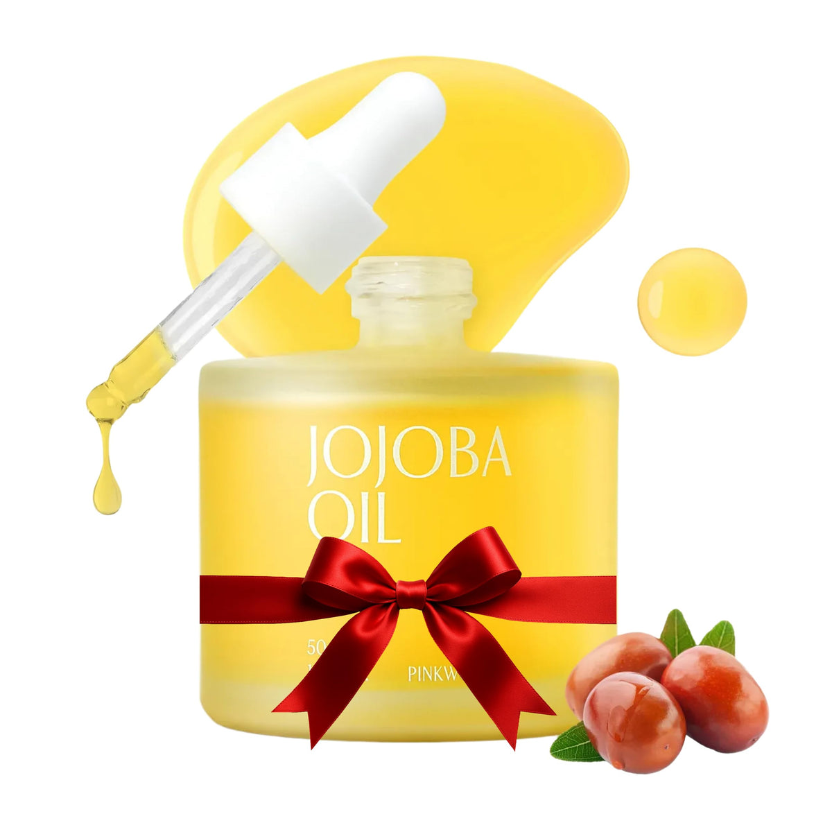 PinkWonder Jojoba Oil bottle for daily facial hydration and nourishment.