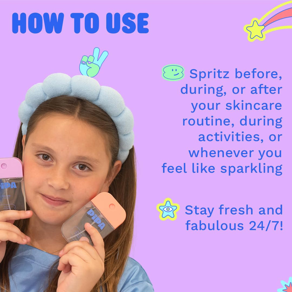 Pipa Glow Go kid-friendly packaging designed for daily use.