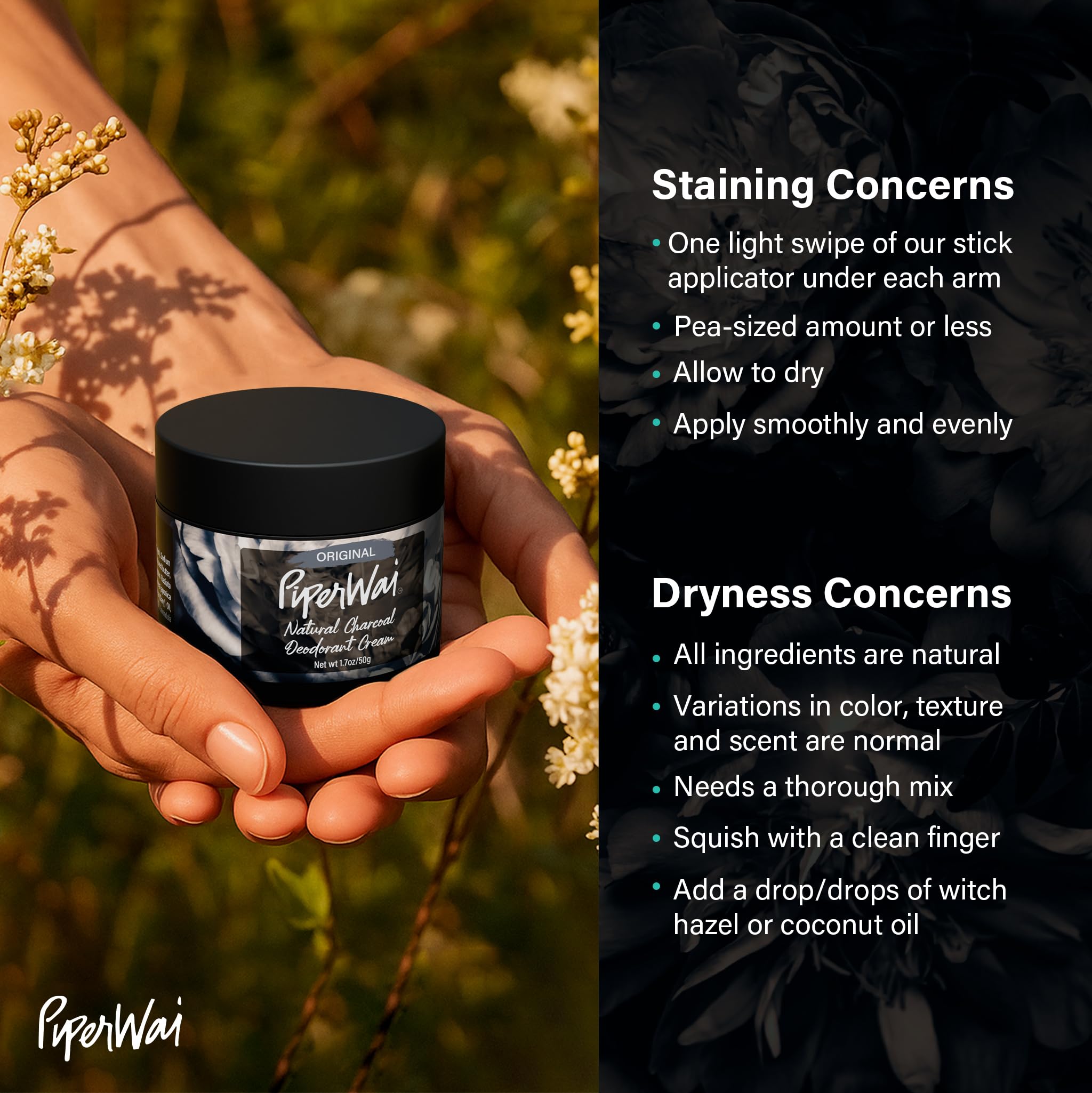 PiperWai packaging from recycled ocean plastic supports sustainable personal care.