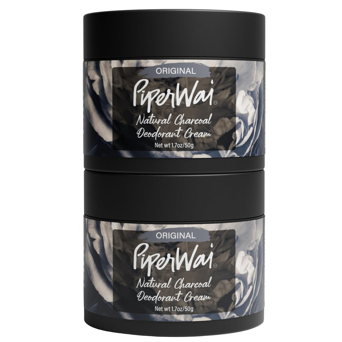 PiperWai natural deodorant cream in a jar close-up for everyday freshness.