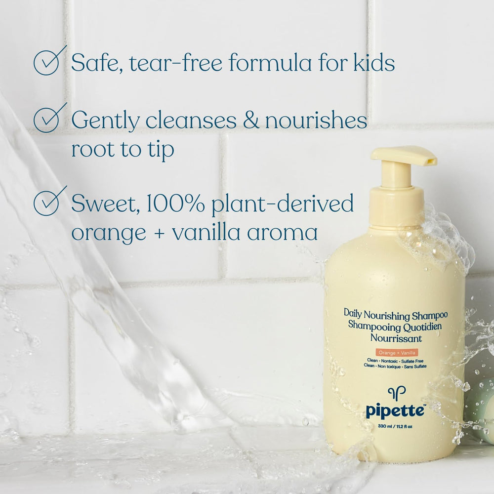 Pipette result: silky soft hair after shampoo and conditioner