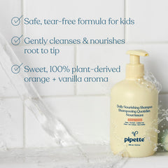 Pipette result: silky soft hair after shampoo and conditioner