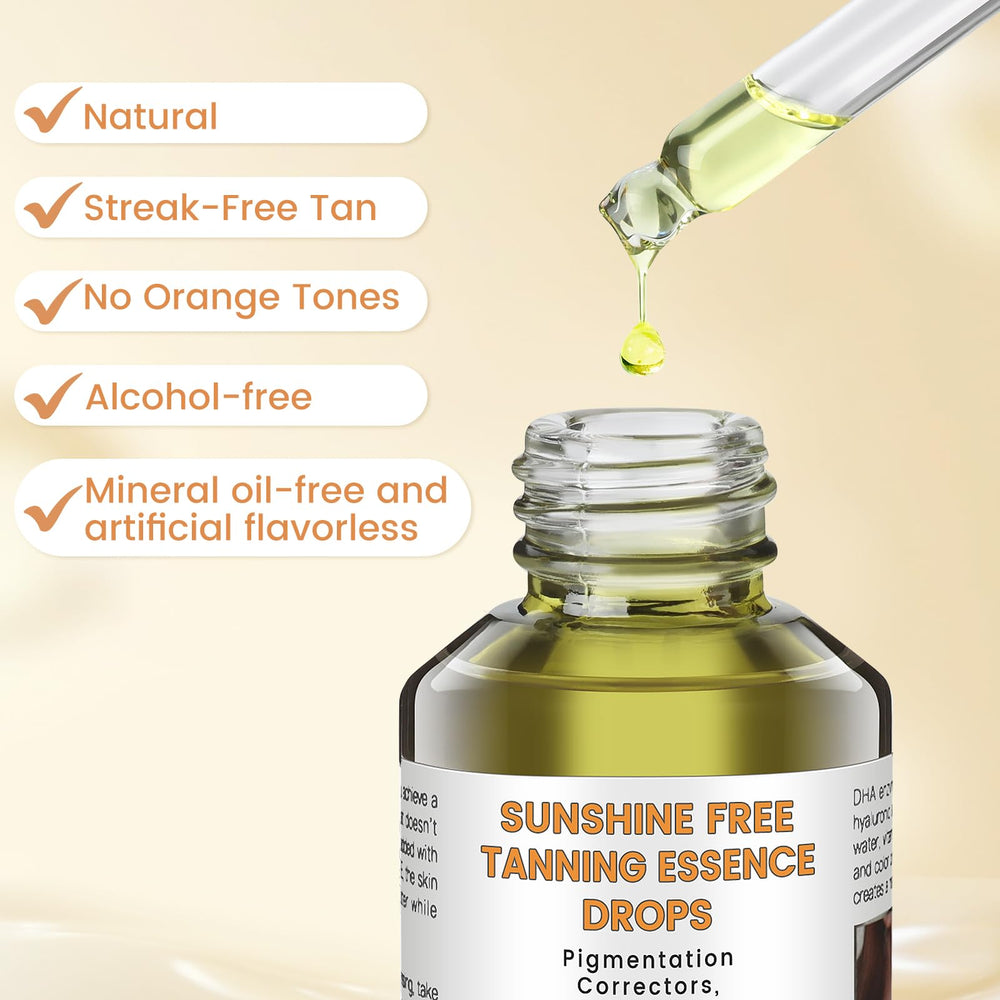 PIPIGE Sunless Tanning Drops being mixed into moisturizer for streak-free, customizable tan.