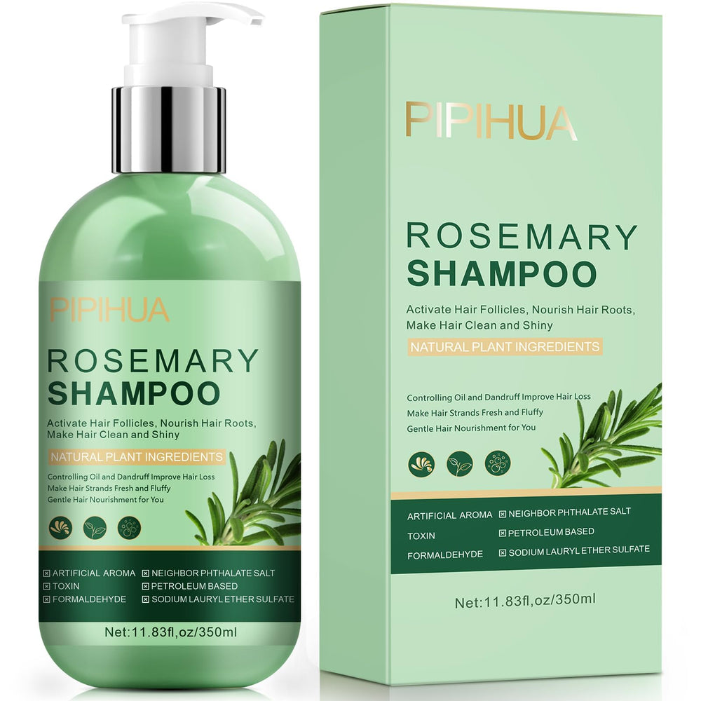 PIPIHUA Rosemary Shampoo bottle with rosemary infusion supports hair growth potential