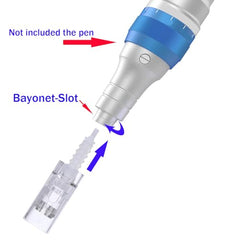 PIPM at home skincare tool cartridges designed for easy swaps and secure fit.