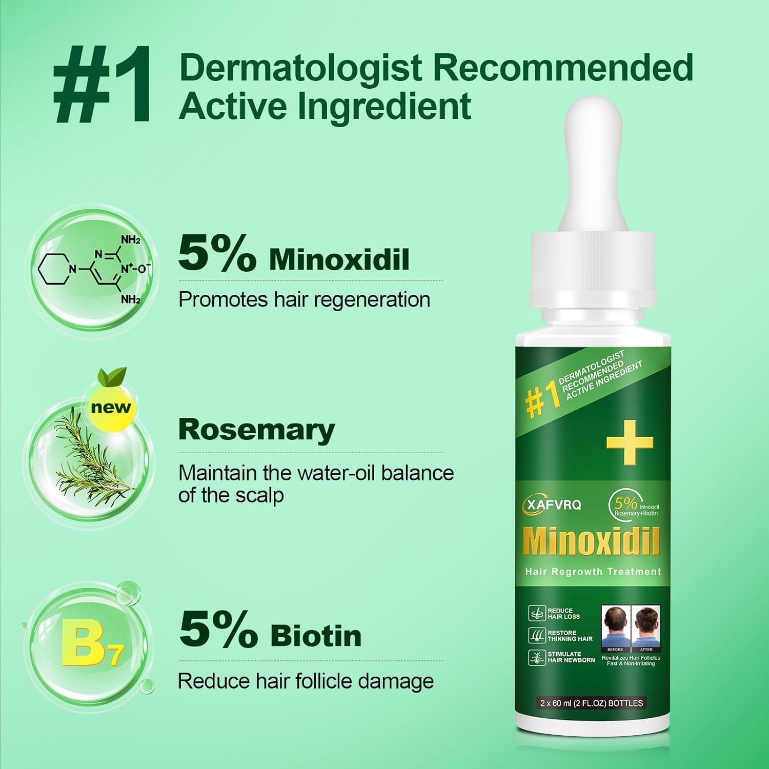 Pipuxi rosemary biotin serum application emphasizes scalp nourishment.