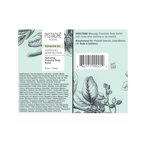 Pistache Skincare Close-up showing rich texture and soft skin glow