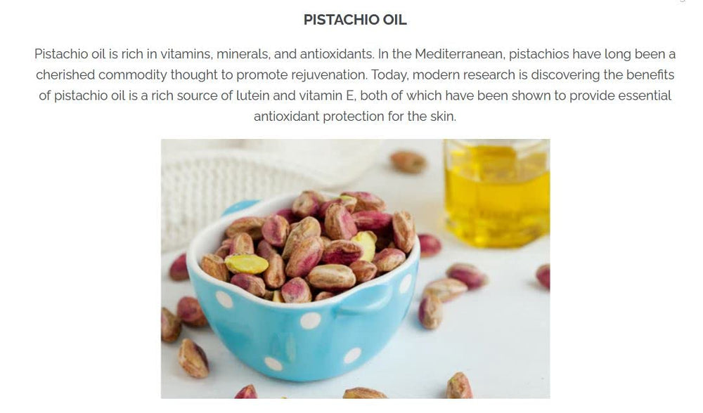 Pistache Skincare Hyaluronic Acid close-up moisturizing effect