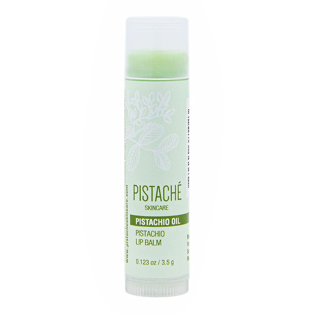 Pistaché Skincare Pistachio Oil Lip Balm tub delivering lasting hydration
