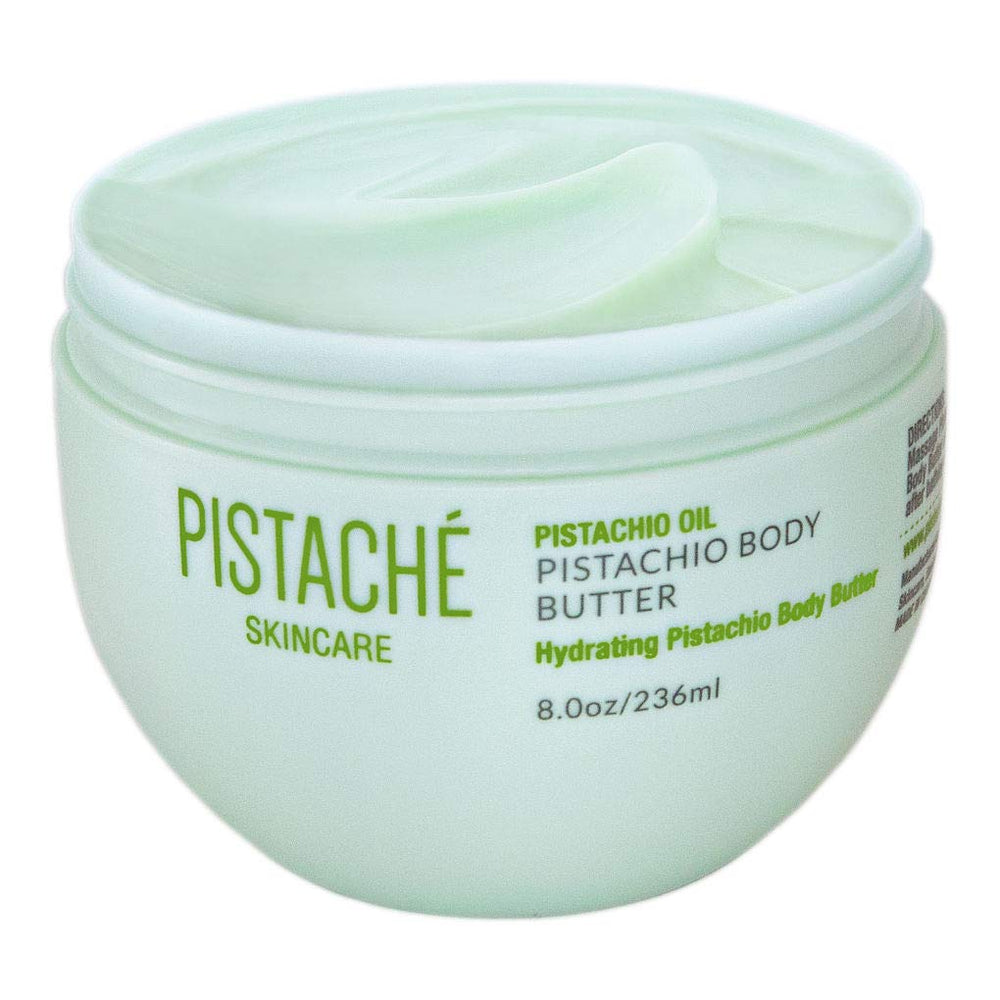 Pistache Skincare whipped texture demonstrates lightweight absorption
