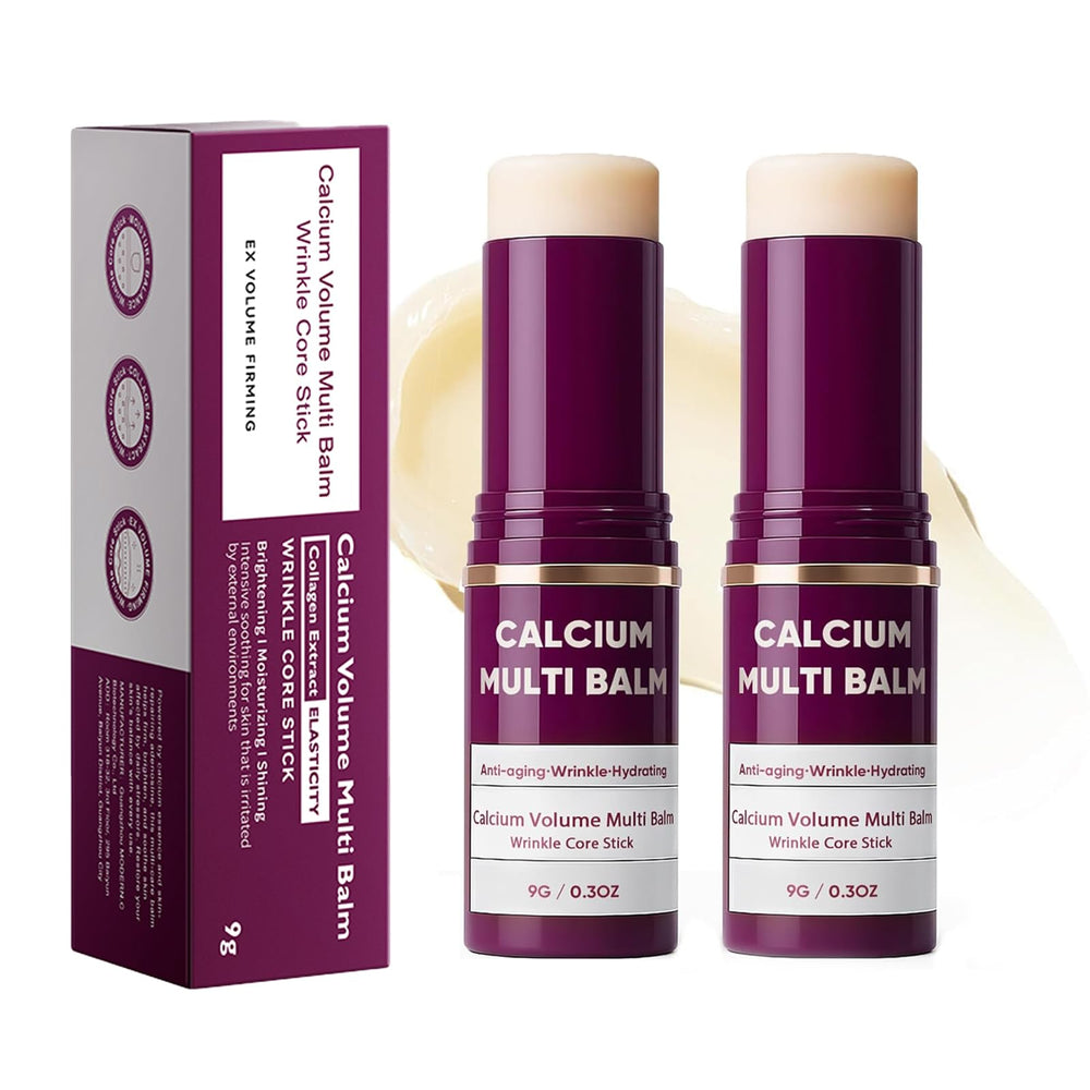 Piuregn Her+ Calcium Multi Balm packaging highlighting portable skincare innovation