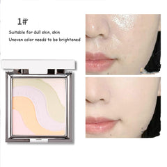 PIWINE oil-control powder minimizes shine for a long-lasting complexion.