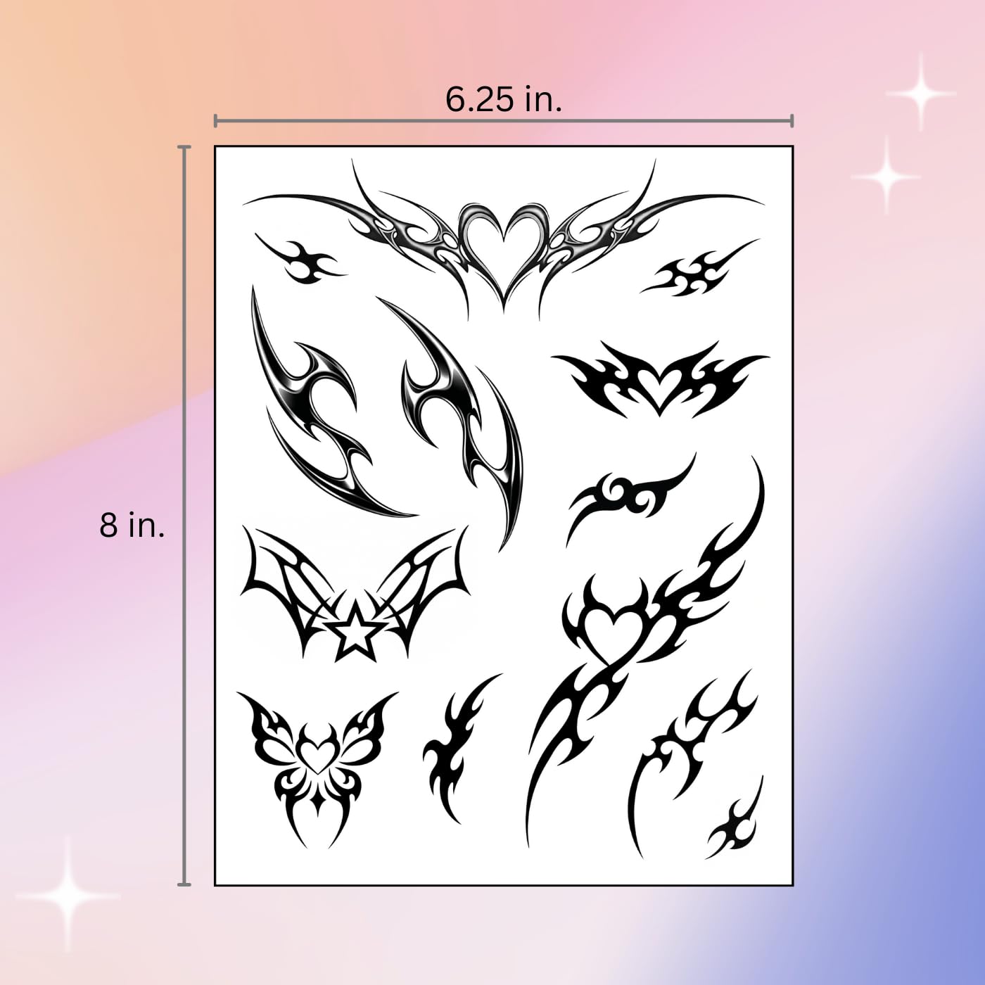 Pixel Hearts plant-based ink tattoo looks authentic for casual wear