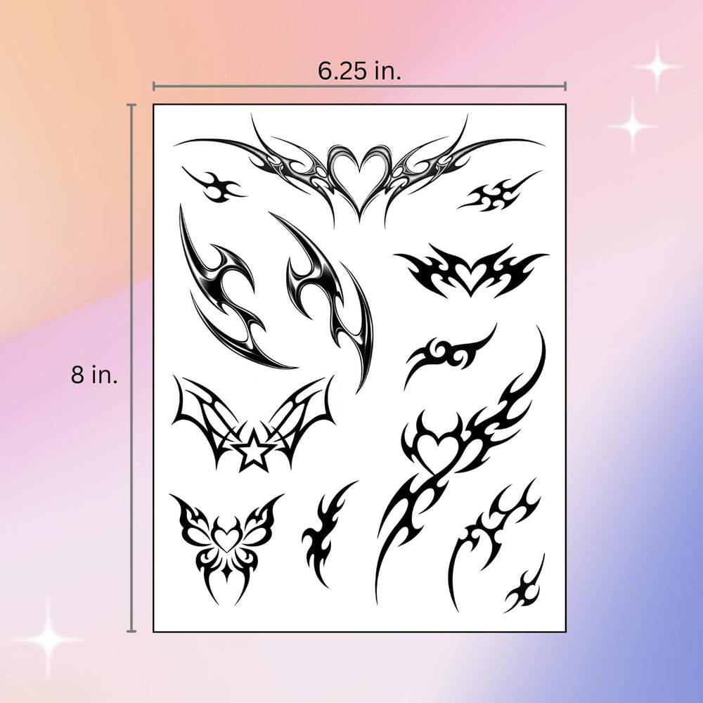 Pixel Hearts plant-based ink tattoo looks authentic for casual wear