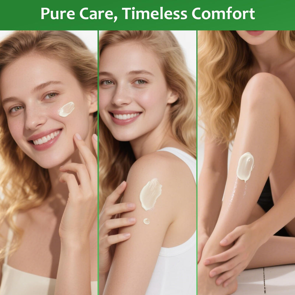 Pixellon face and body application shows versatile daily moisturizer.