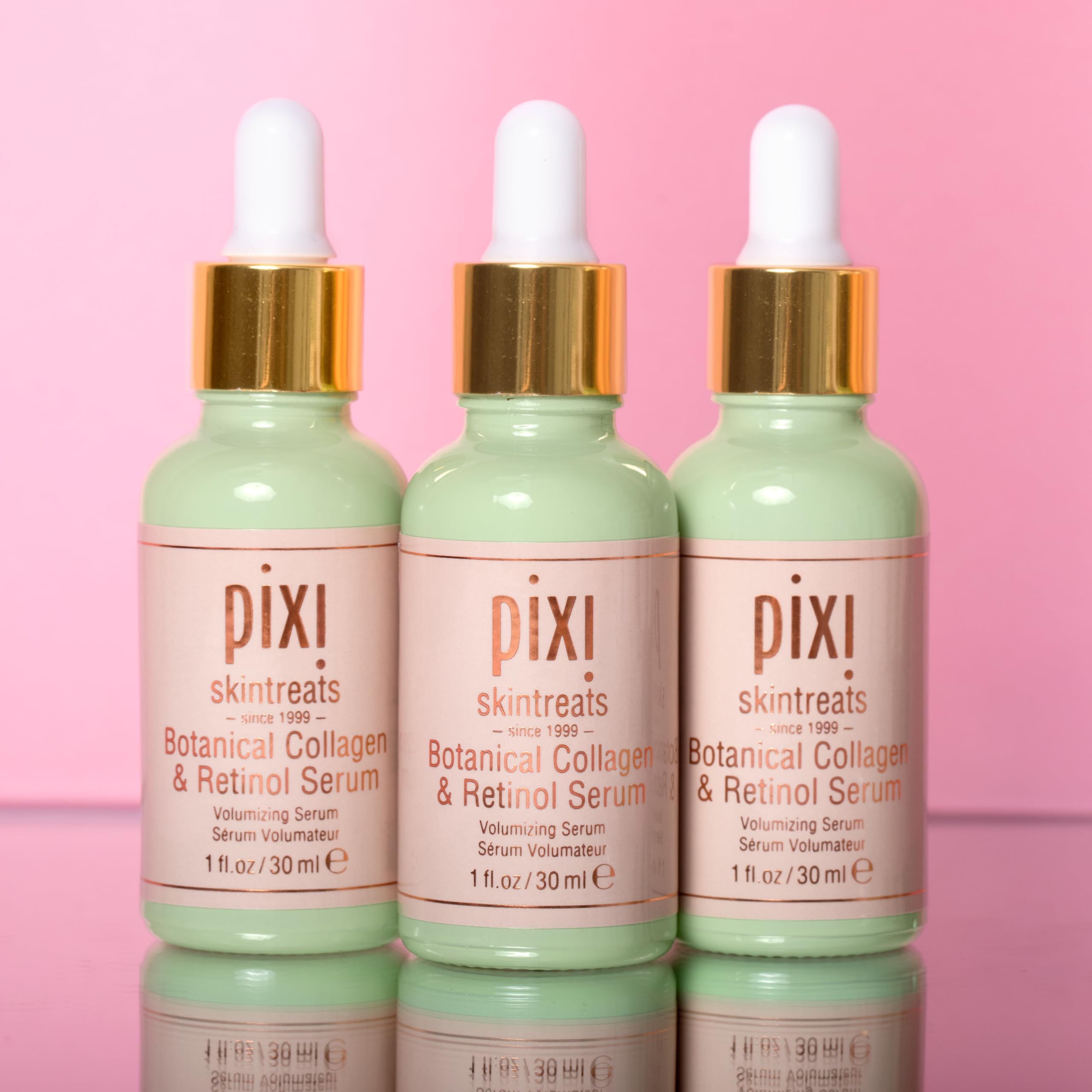 Pixi Beauty packaging flatlay highlighting paraben-free and cruelty-free formula.