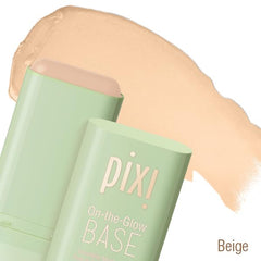 Pixi Beauty On-the-Glow Base close-up creamy texture for seamless blending.