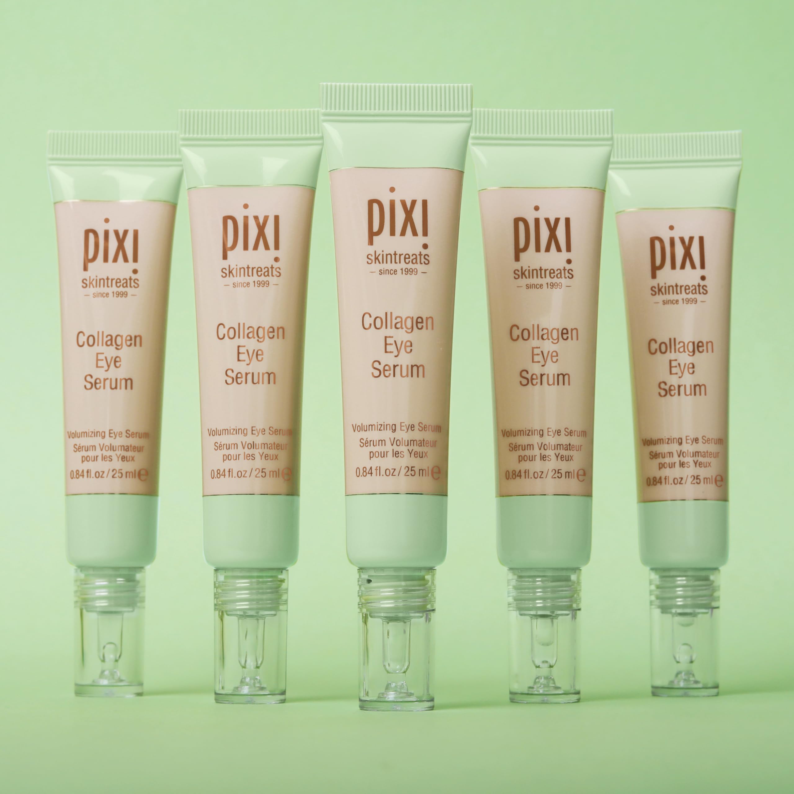 Close-up of rosemary and lavender botanicals in Pixi Eye Serum.