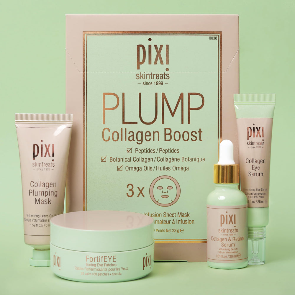 Pixi Botanical Collagen Eye Serum packaging for daily use.