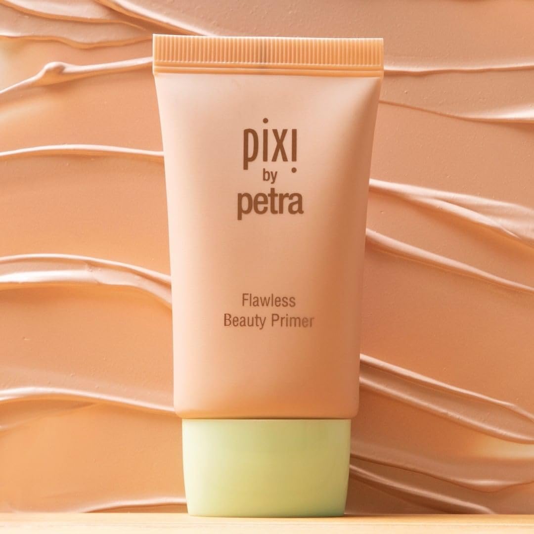 Pixi Flawless Beauty Primer creamy texture glides on easily.