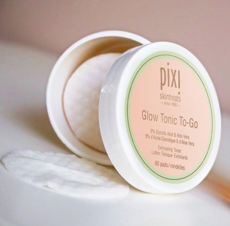 Pixi Glow Tonic to-Go packaging highlights travel-friendly skincare routine